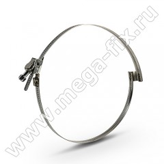 Хомут червячный с мостиком 150 170 мм Хомут червячный с мостиком 150 170 мм